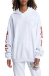 BOYS LIE STRAIGHT FLUSH GRAPHIC COTTON FRENCH TERRY HOODIE