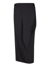 Issey Miyake Black Canopy Maxi Skirt In Black