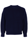 Isabel Marant Long Sleeved Crewneck Jumper In Na