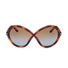 Tom Ford Sunglasses In Havana/marrone Sfumato