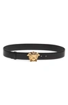 VERSACE MEDUSA HEAD LEATHER BELT