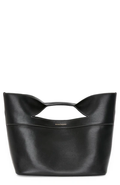 Alexander Mcqueen The Bow Small Bag In Negro