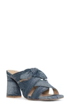Nydj Loreri Slide Sandal In Dark Blue
