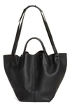 Proenza Schouler Ps1 Large Grain Leather Tote Bag In Black