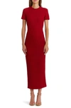 Amanda Uprichard Rosaria Textured Body-con Dress In Wine