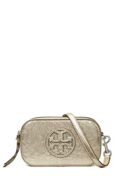Tory Burch Mini Miller Crossbody Bag In Ivory