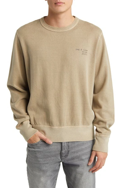 Rag & Bone 425 Damon Sweatshirt In Beige