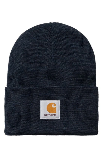 Carhartt Watch Acrylic Knit Hat In Blue