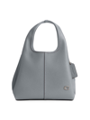 Coach Women's Lana 23 Pebble Leather Shoulder Bag In Grey Blue