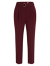 Hugo Boss Regular-fit Trousers In Japanese-made Crepe In Light Red