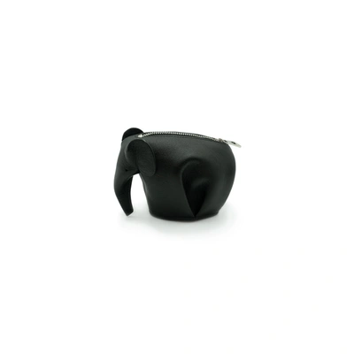 Loewe Elephant Charm In Black