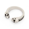 ALEXANDER MCQUEEN TWIN SKULL RING