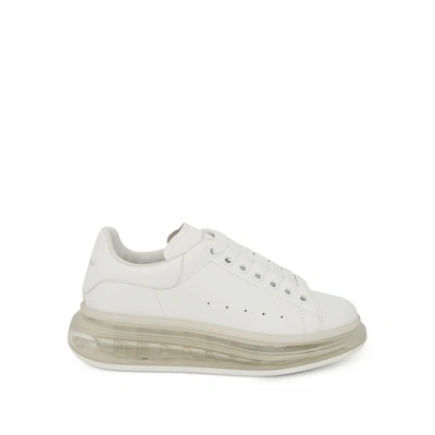 Alexander Mcqueen Larry Trainers With Translucent Sole In Blanco