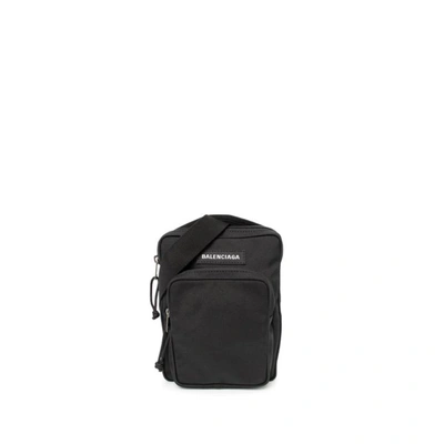 Balenciaga Explorer Crossbody Messenger In Black