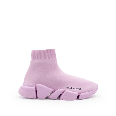 Balenciaga Pink Speed 2.0 Sneakers In Pink