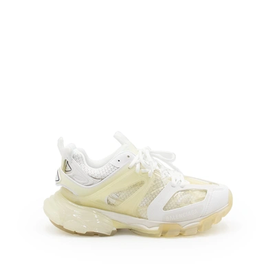 Balenciaga 白色 Track Clear Sole 运动鞋 In Neutrals