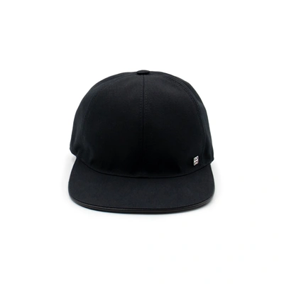 Givenchy Flat Cap With Lock In Black