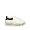 ALEXANDER MCQUEEN LARRY TRANSPARENT SOLE SNEAKERS