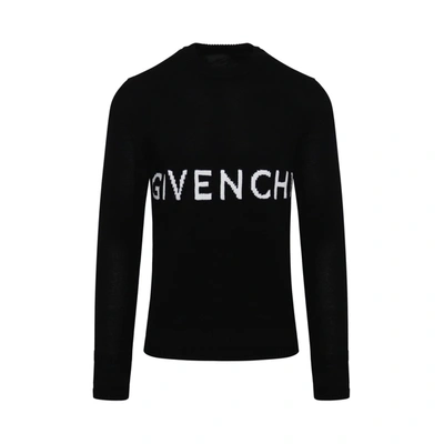 Givenchy 4g Logo Sweater In Navy