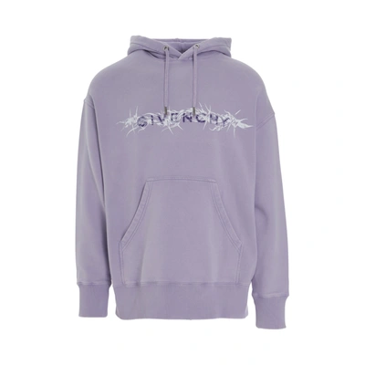 Givenchy Barbed Wire With G Tufting Washed Hoodie