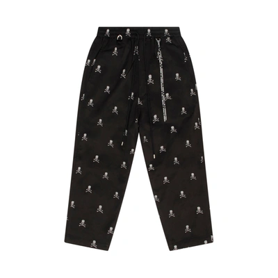 Mastermind Skull Embroidered Tapered Pants In Black