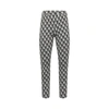 WE11 DONE FITTED KNIT SIDE OPEN JACQUARD TROUSER