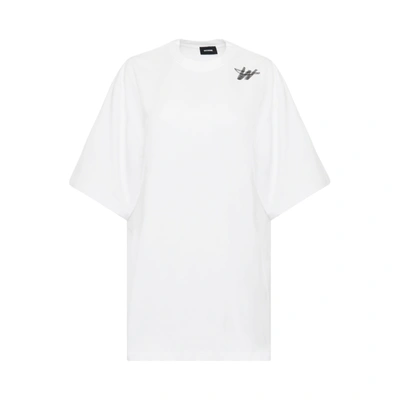 We11 Done White Printed T-shirt