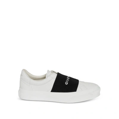 Givenchy Paris Strap Sneakers In White