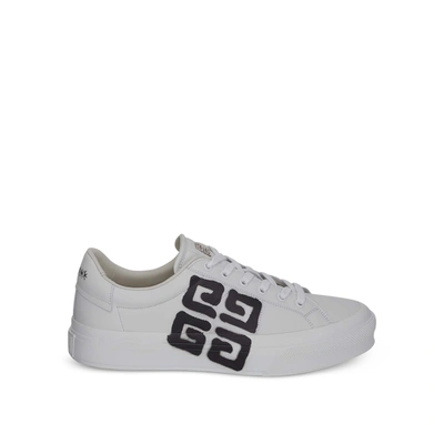 Givenchy City Sport Sneaker With 4g Spray Print In Black White