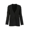 Givenchy Collarless Single-breasted Jacket In Black