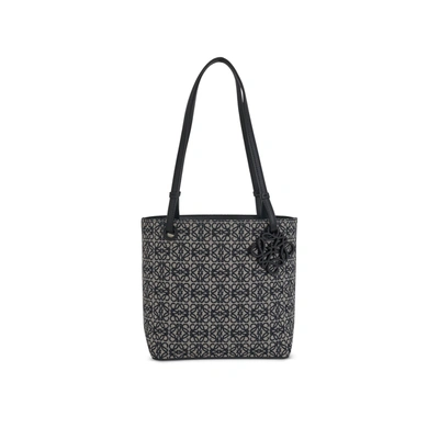 Loewe Square Tote Bag Anagram In Black