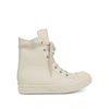 Rick Owens Lace-up Leather Sneakers