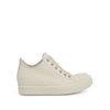 RICK OWENS LOW LEATHER SNEAKERS