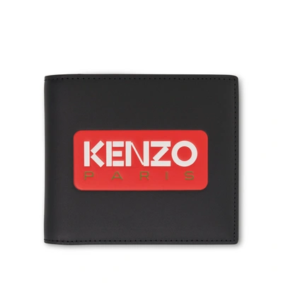 Kenzo Wallet Logo Accessories In Black