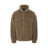 Balenciaga Logo Embroidered Fleece Jacket