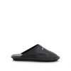 Balenciaga Logo Leather Slippers