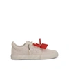 OFF-WHITE LOW VULCANIZED SUEDE SNEAKER