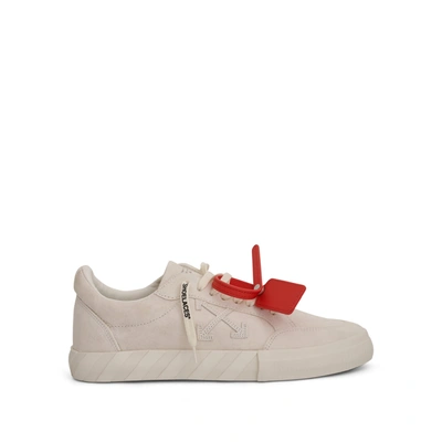 Off-white Low Vulcanized Suede Sneaker In Neutral