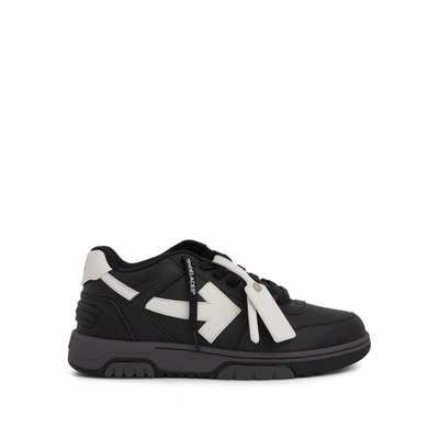Off-white Out Of Office Calf Leather Sneaker In Black