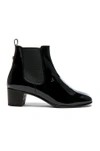 ACNE STUDIOS ACNE STUDIOS PATENT LEATHER HELY BOOTS IN BLACK,1E5173