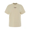 OFF-WHITE EMBROIDERED SURF & SCRIPT CASUAL T-SHIRT