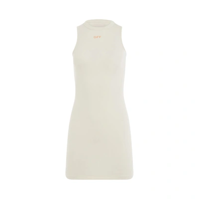 Off-white Sleek Rowing Dress