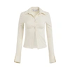 Off-white Sleek Long-sleeved Shirt
