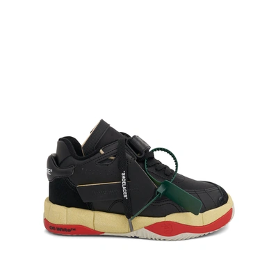 Off-white Puzzle Couture Low-top Sneakers In Nero