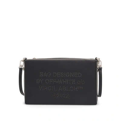 Off-white Block Stud Pouch Quote In Black