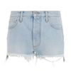 OFF-WHITE TWISTED BLEACH SEAMS SHORTS