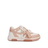 Off-white Slim Out Of Office  Sneakers - Powder/white - Leather