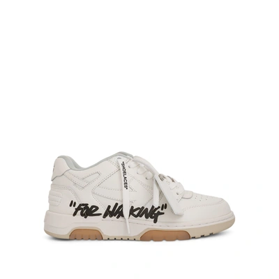 OFF-WHITE OUT OF OFFICE 'FOR WALKING' LEATHER SNEAKERS