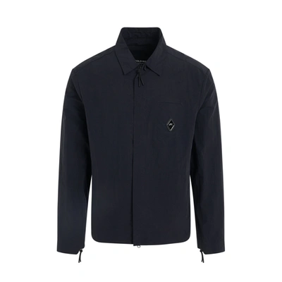 A-cold-wall* System Overshirt Lightweight Jacket In Navy Blue
