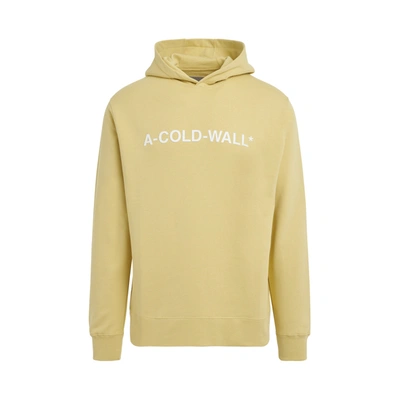 A-cold-wall* Yellow Essential Hoodie In Flaxen Beige